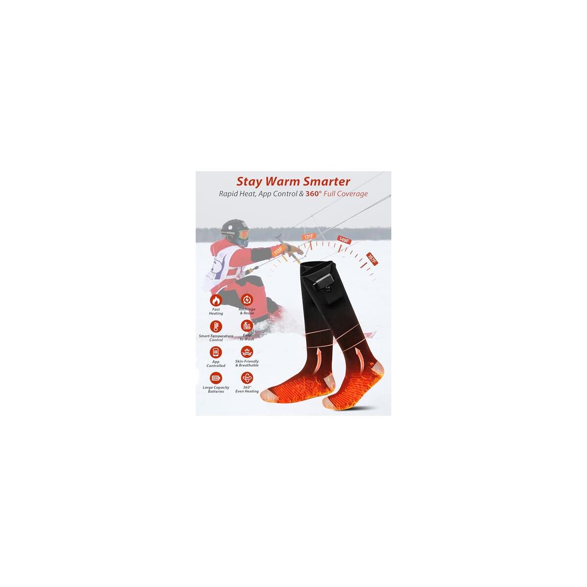 Heated Socks With App Control Promo Codes - RebateKey