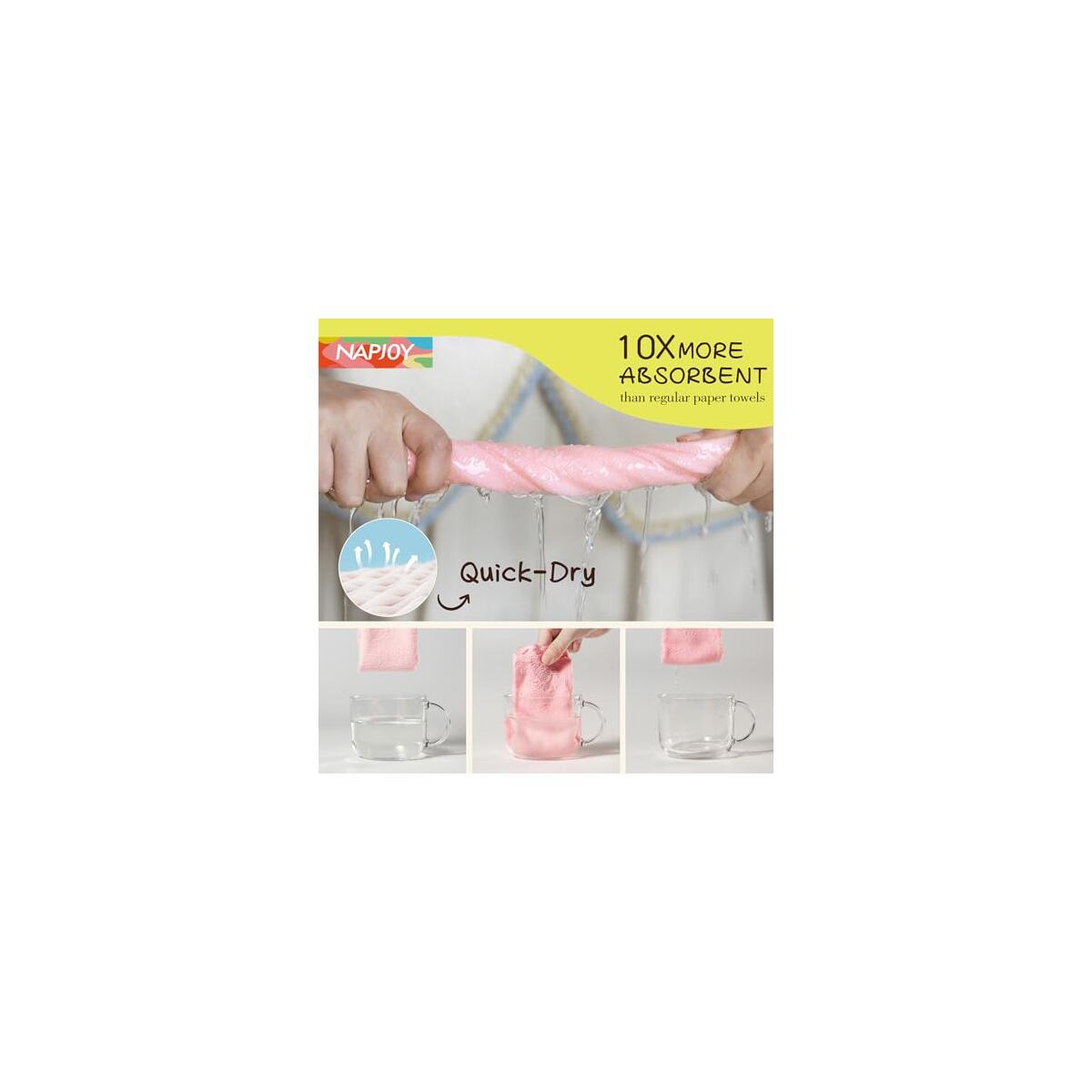 Napjoy Microfiber Cleaning Cloth Roll Promo Code - RebateKey