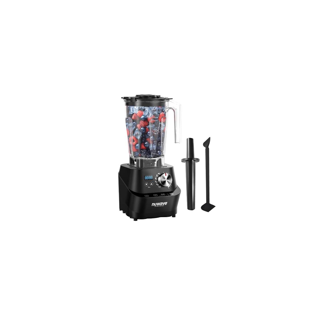 Nuwave Infinity Commercial Blender, Heavy-Duty Smoothie Blender w/ 2.5HP Copper Motor & Laser-Cut Blades, Last 100 Years, Quick Ice Crushing, 64oz Tritan Jar, NSF Certified, 10 Speeds, Self-Cleaning