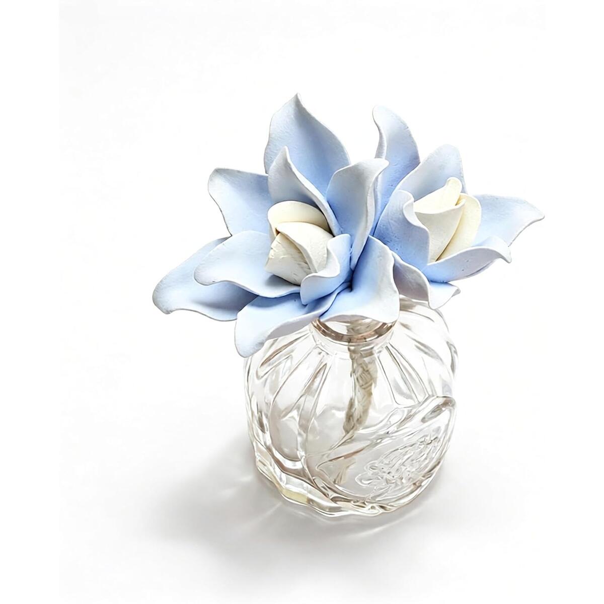 Handmade Ceramic Diffuser Flowers with Cotton Wick