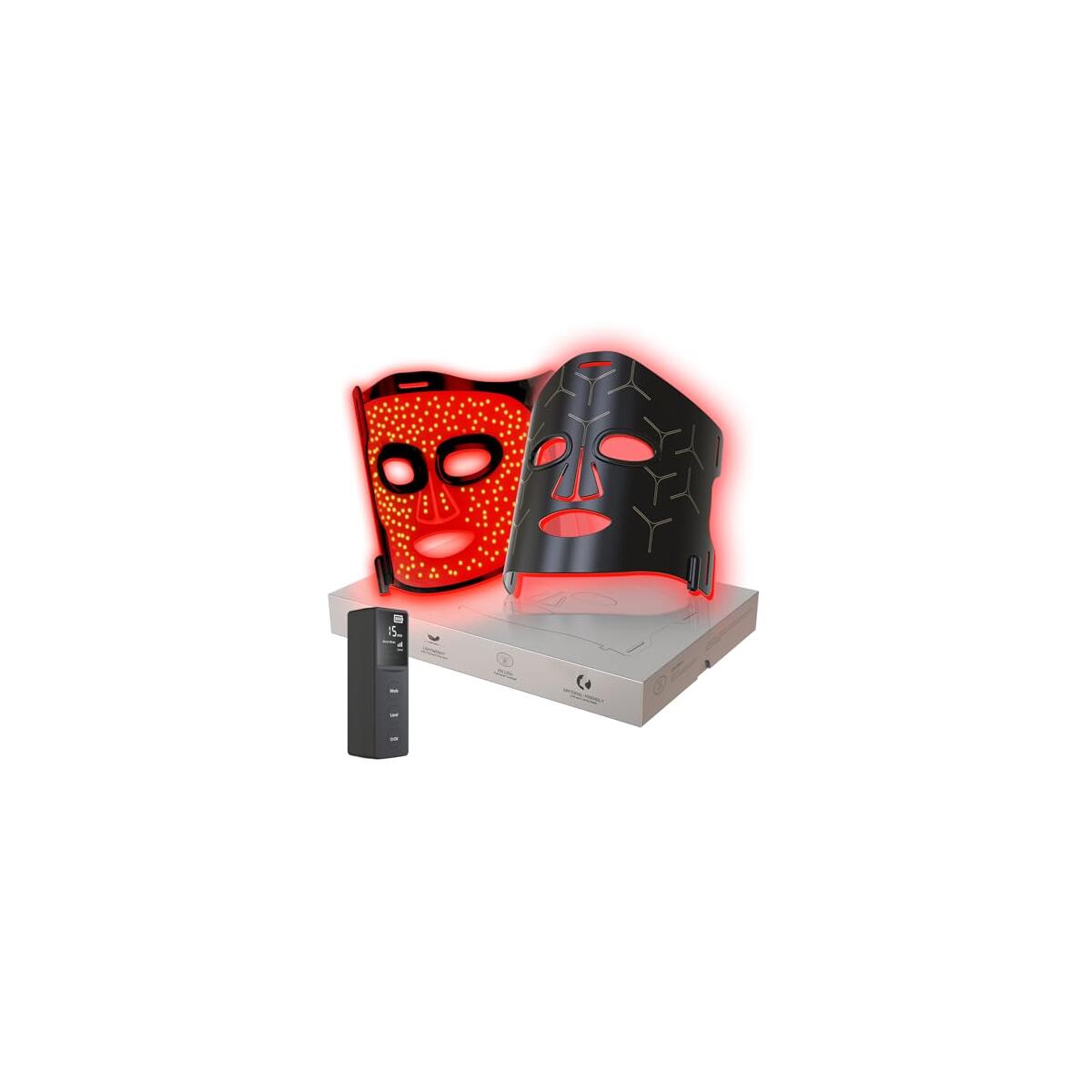 Infrared Red Light Therapy Mask: High Energy Skincare Device for Glowing Skin &ndash; Ultra-Thin 1.8mm 4.6oz, 830nm 633nm 590nm, Cordless Red Light Therapy for Face Luxury Gift - Generation II Updated