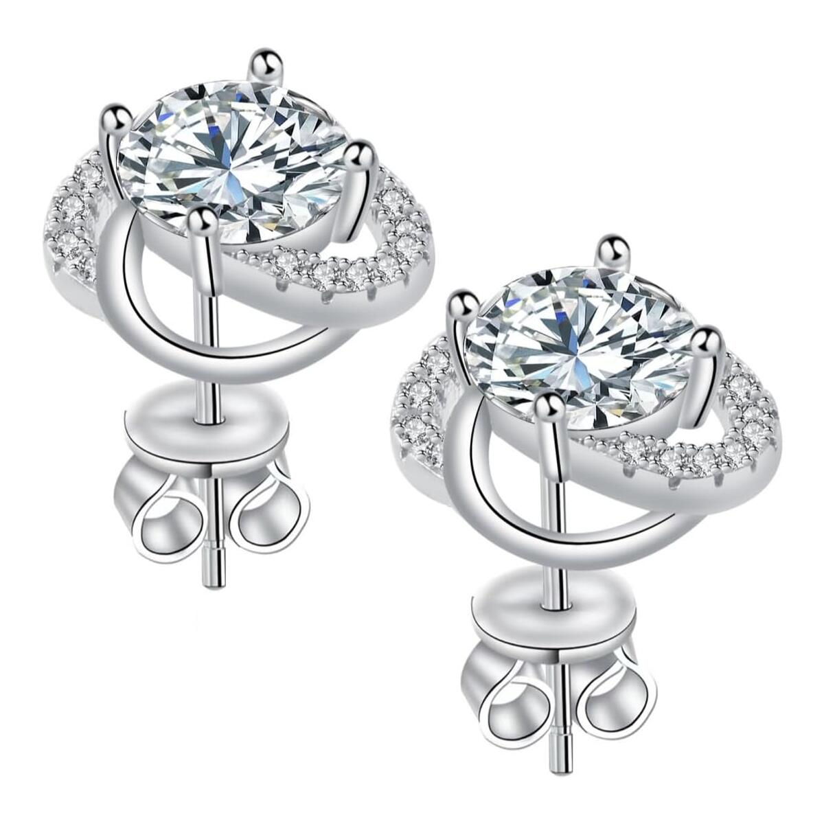 Moissanite Stud Earrings 9 Promo Code - RebateKey