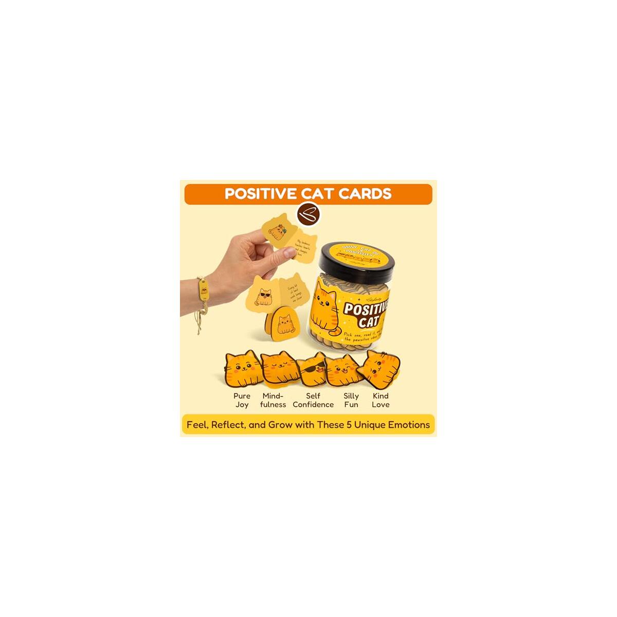 Positive Cat Affirmation Cards Deal - RebateKey