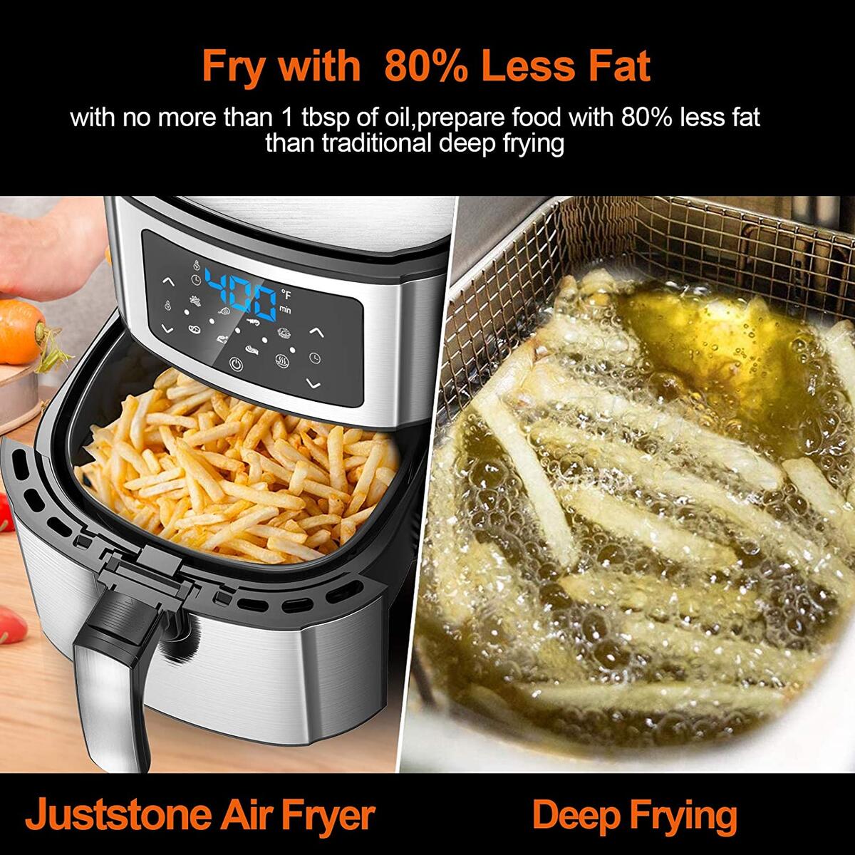 Juststone Quart Air Fryer Deal - RebateKey