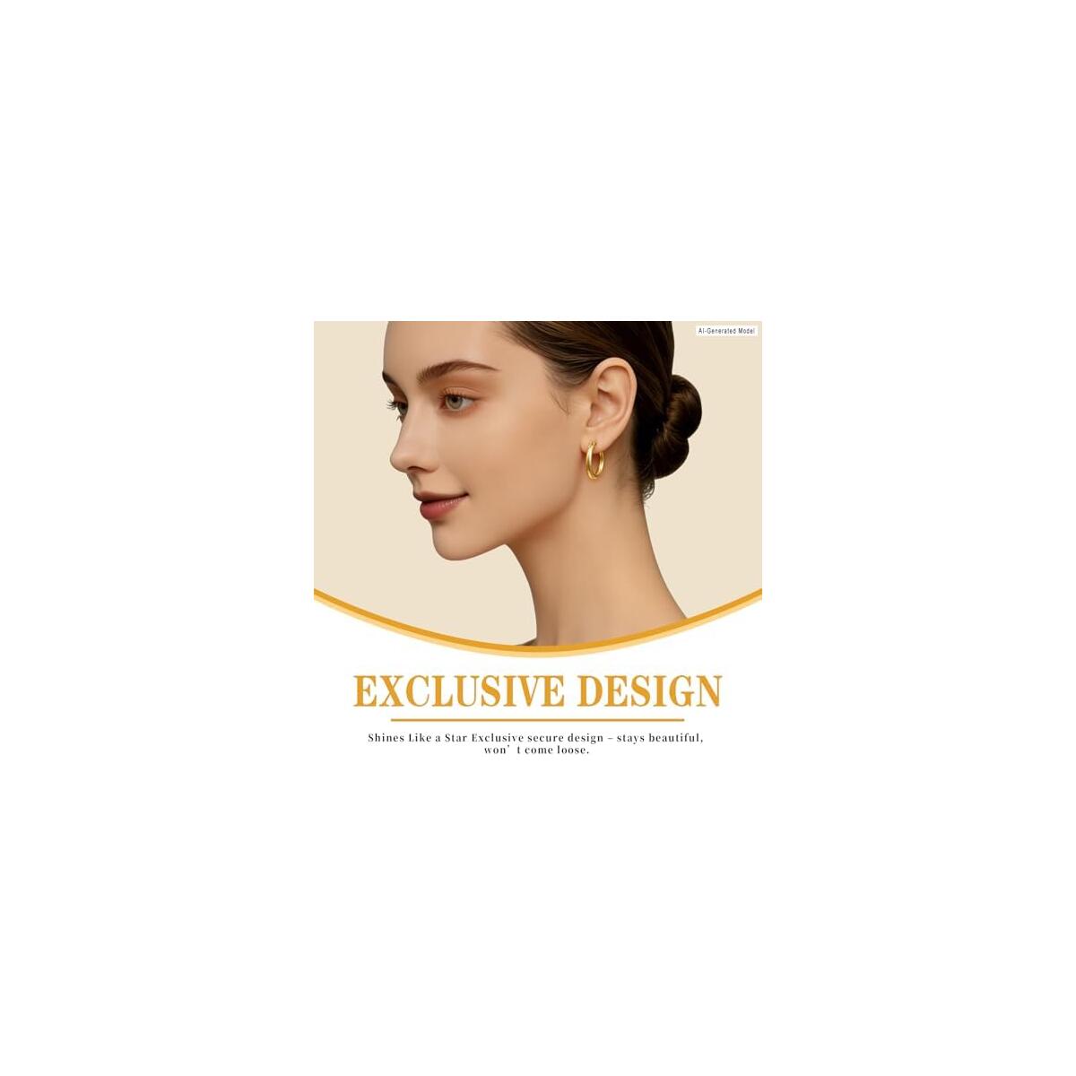 Mm Gold Earrings Post Deals - RebateKey