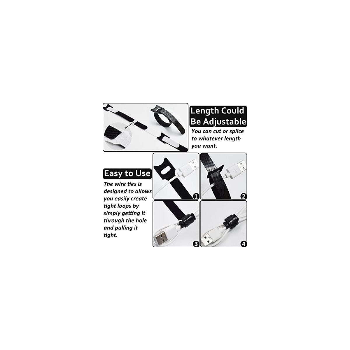 70pcs Cable Ties Reusable Black Promo Codes - RebateKey