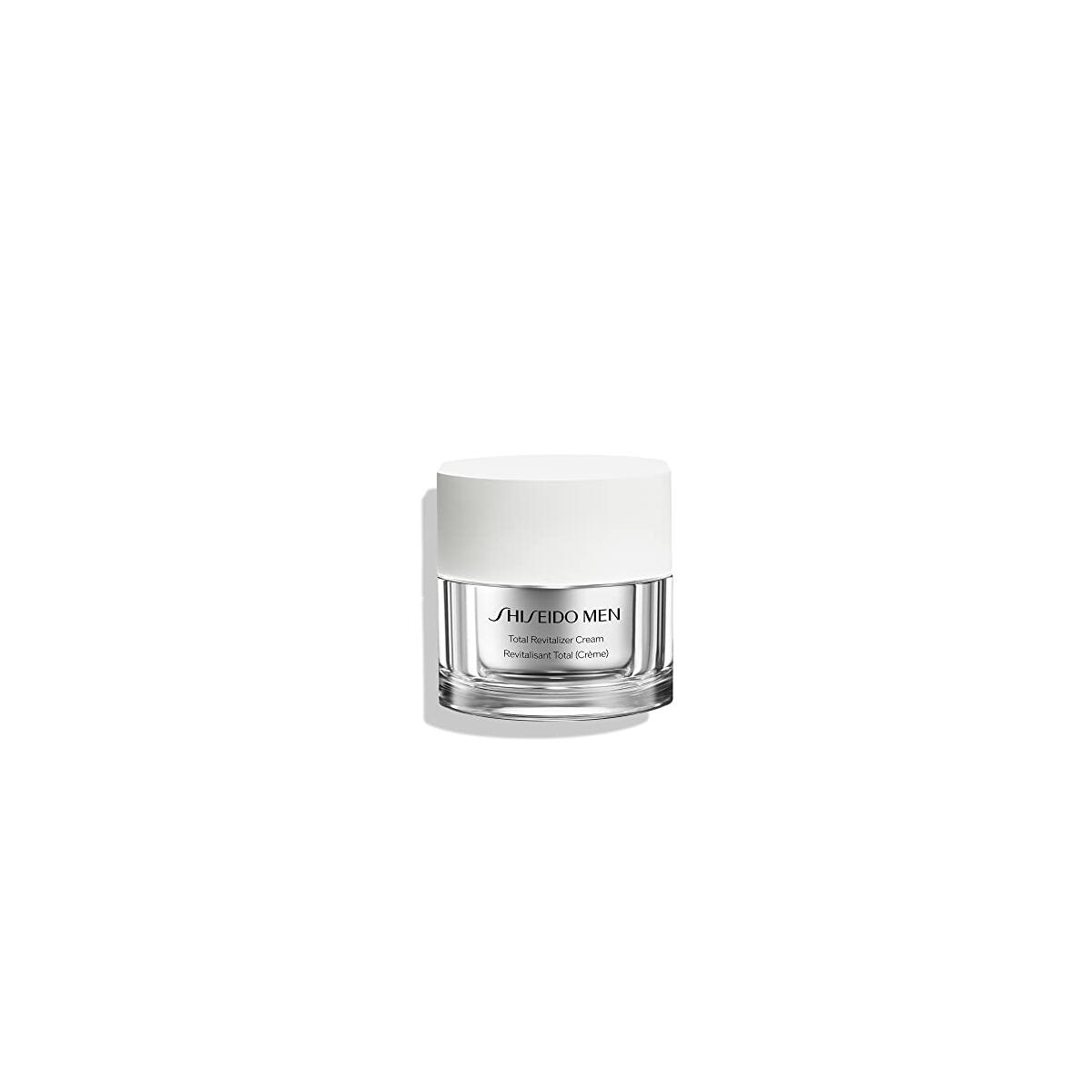 Shiseido Men Total Revitalizer Cream - 50 mL - Anti-Aging Moisturizer - Addresses Five Skin Aging Concerns for Men - Non-Comedogenic - Ideal for Normal to Dry Skin Types