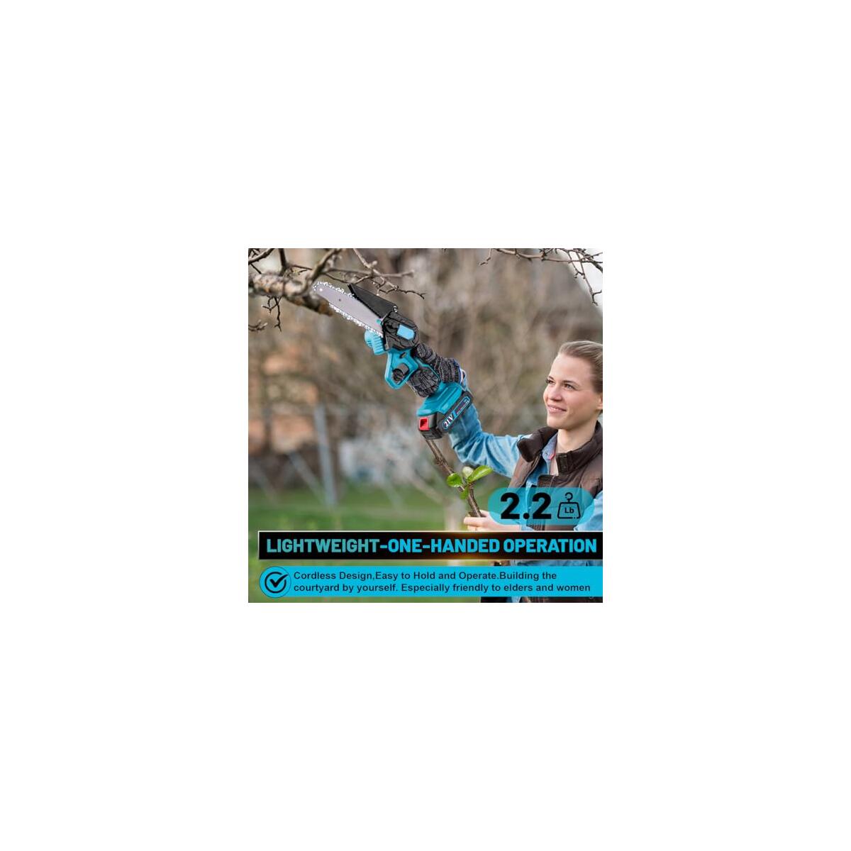 Mini Chainsaw Cordless 6inch Coupons - RebateKey