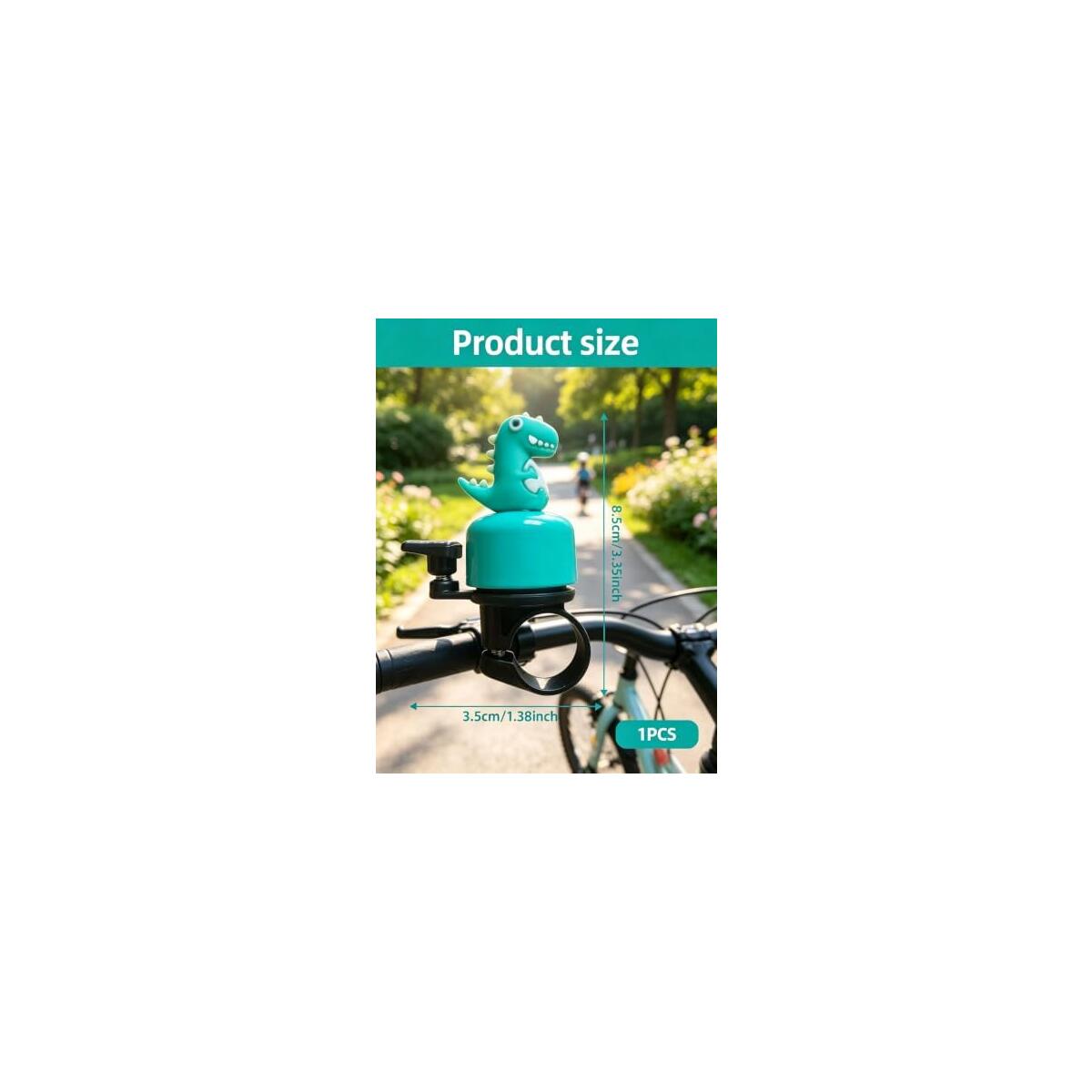 Dinosaur Kids Bike Bell 3d Figure Loud Clear Sound Promo Code - RebateKey