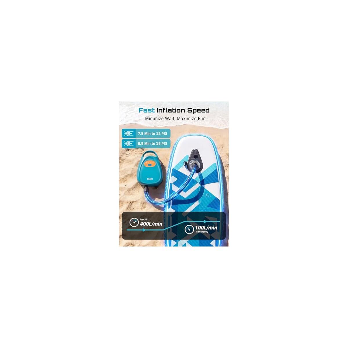 Seesii Cordless Paddle Board Pump Electric Promo Code - RebateKey