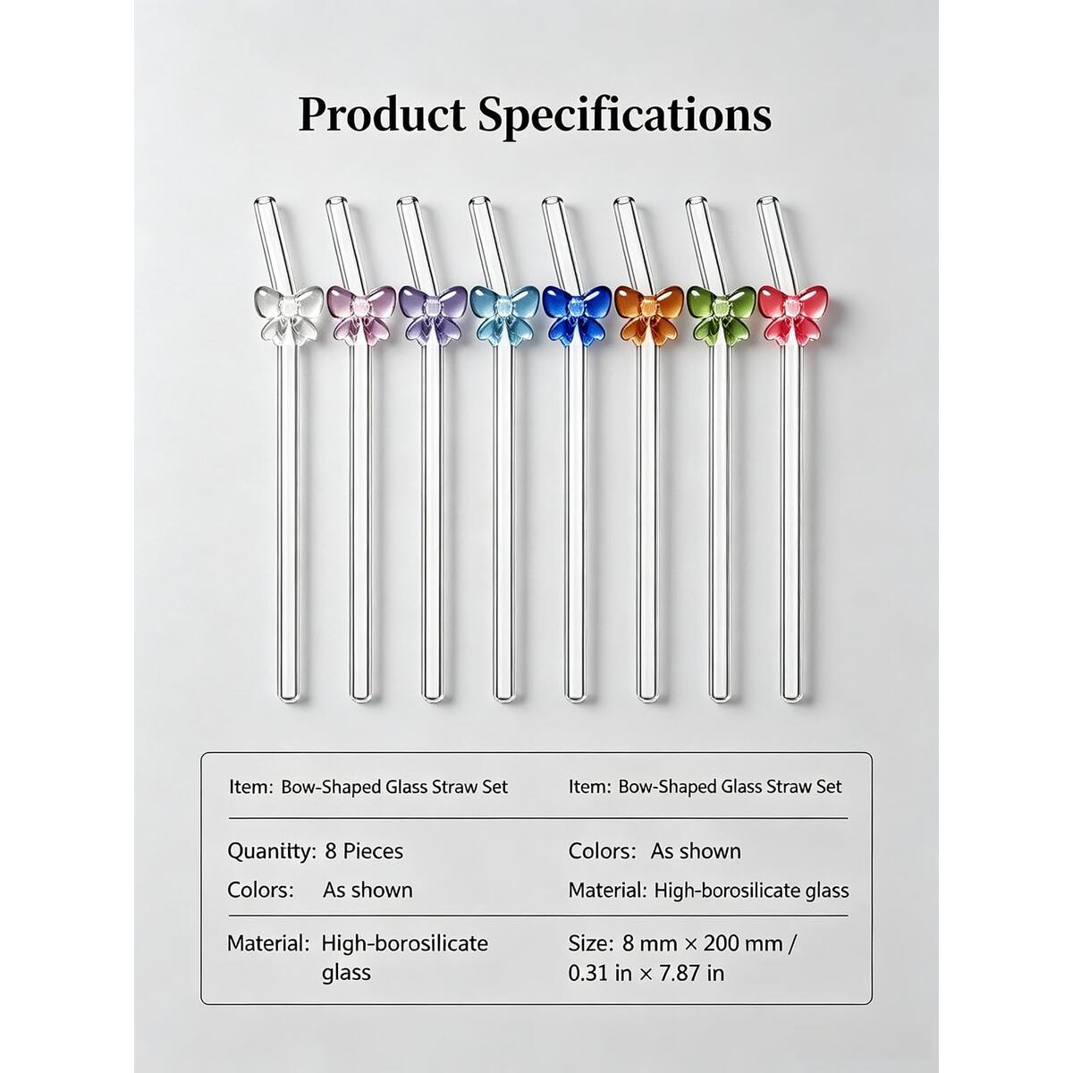 8 Pcs Bowknot Glass 1 Deals - RebateKey