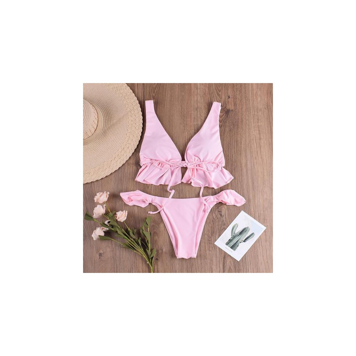 Ruffle Swimsuit Bikinis Set Coupon - RebateKey