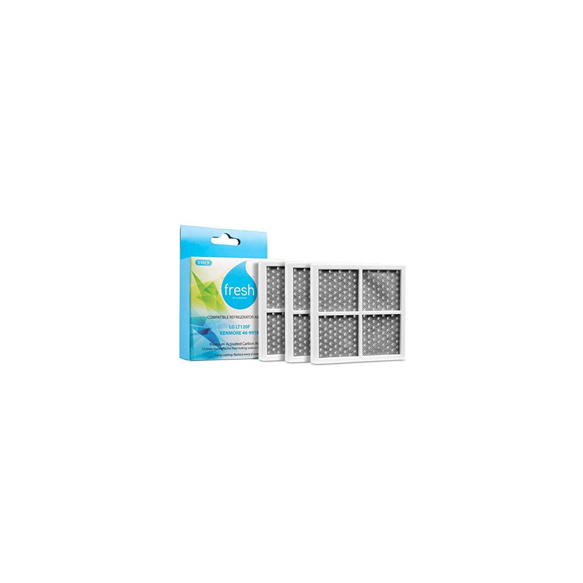 mist Fresh LG LT120F Air Filter Replacement, Compatible Model Numbers: Kenmore Elite 9918, 795 and LG ADQ73214404, LMXS30776S, 3 Pack - Fresh