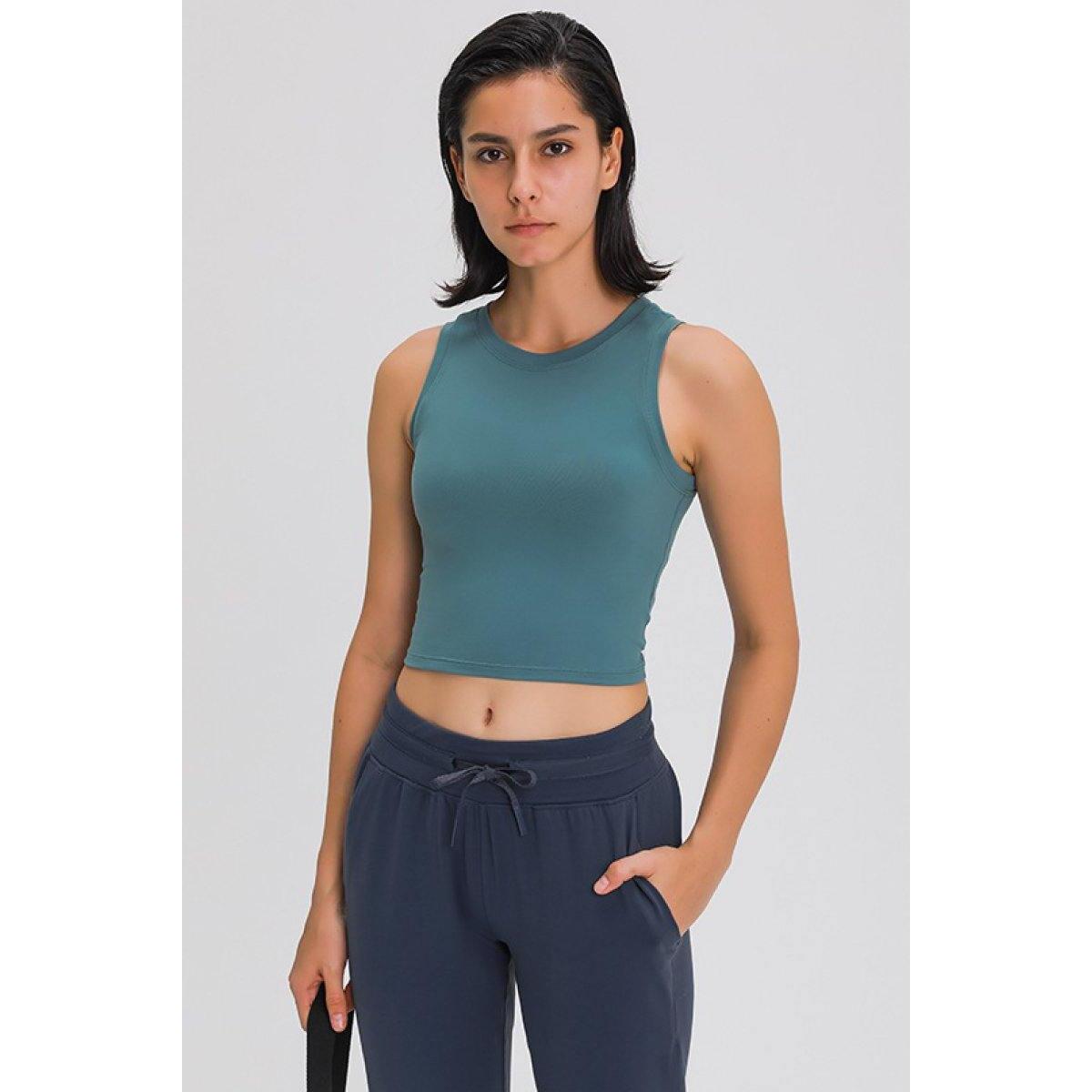 Cropped Sleeveless Active Tank Deal - RebateKey