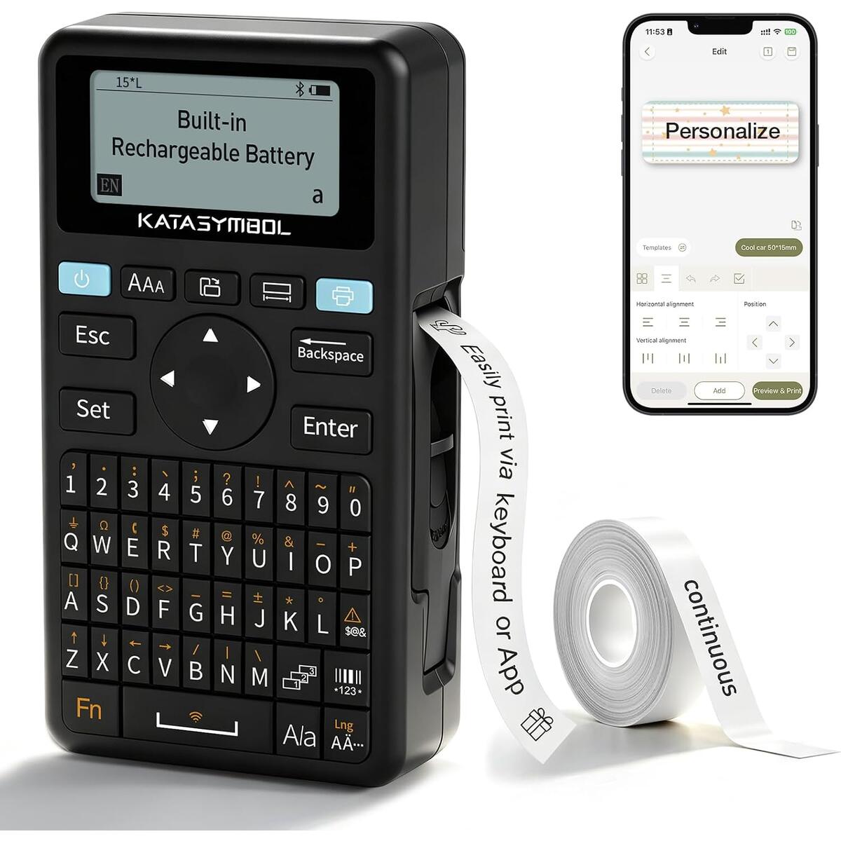 Keyboard Bluetooth Label Maker Machine Deals - RebateKey