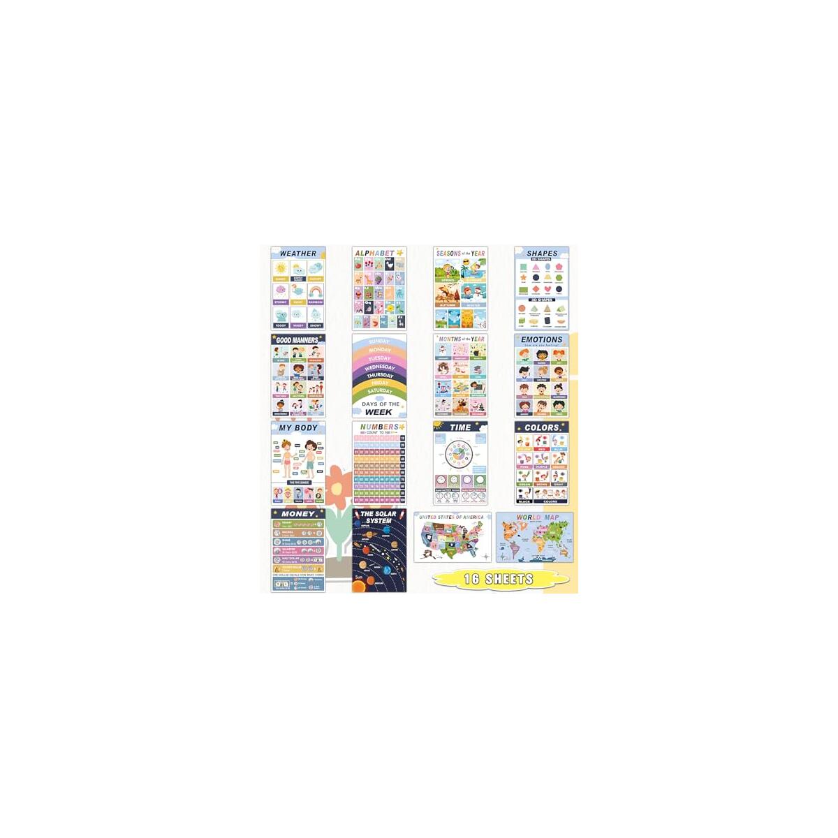 16 Educational Posters For Preschool Deals - RebateKey