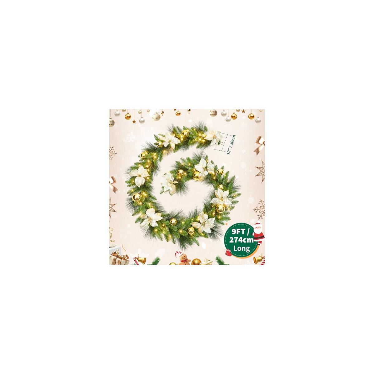 Ft Prelit Christmas Garland Promo Codes - RebateKey