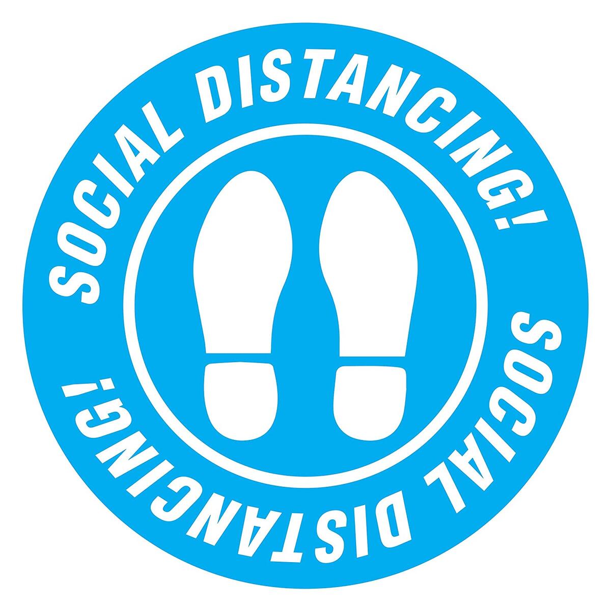 Social Distancing Floor Decals Promo Code - RebateKey