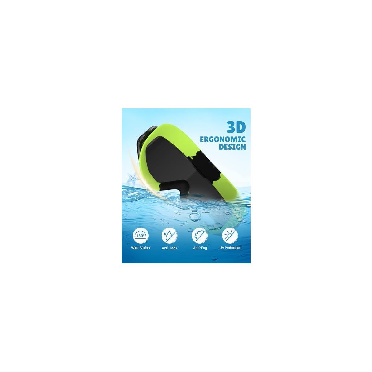 Nssiw Swim Goggles Swimming Kids Goggles Anti Fog Deal - RebateKey