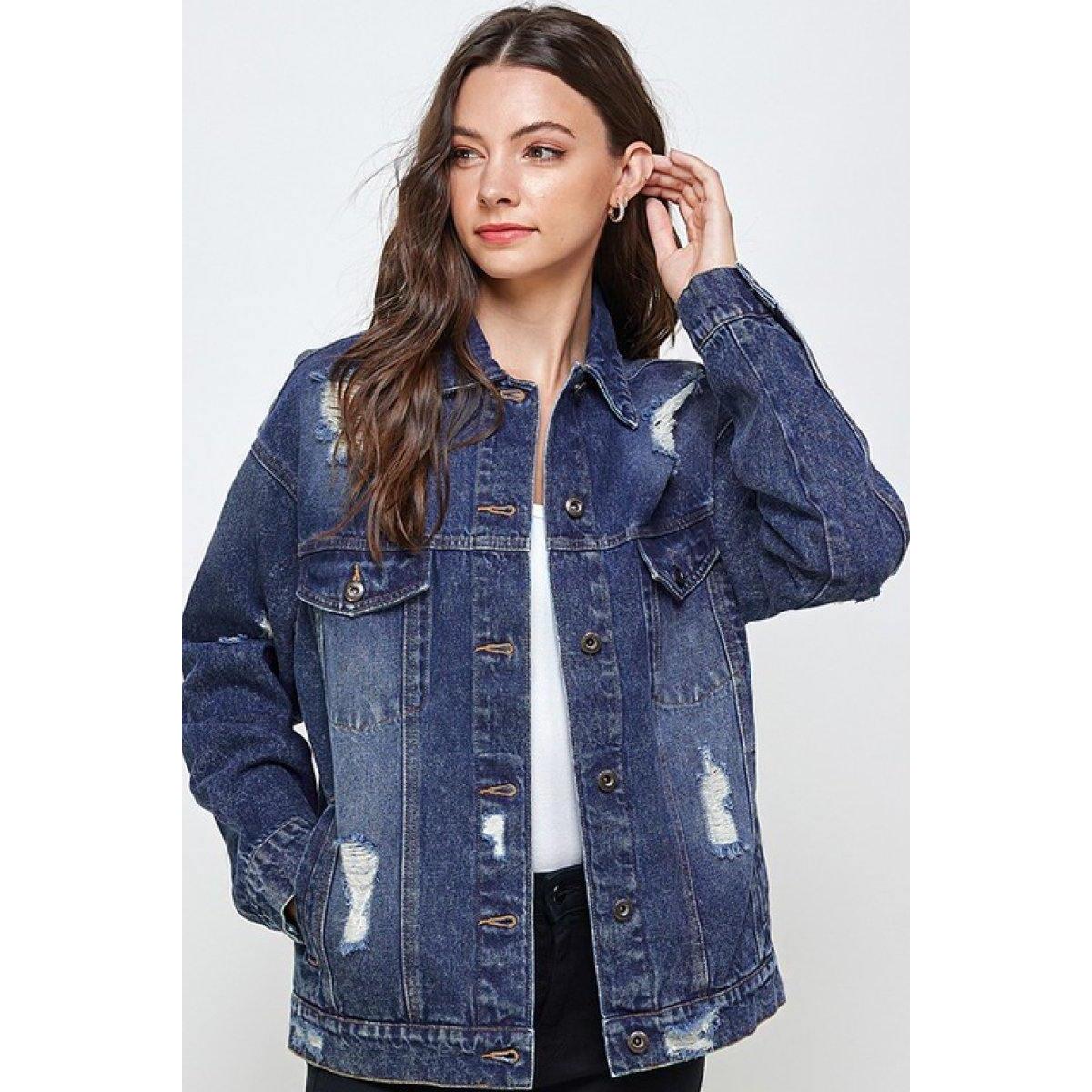 Denim Oversized Jacket Coupons - RebateKey