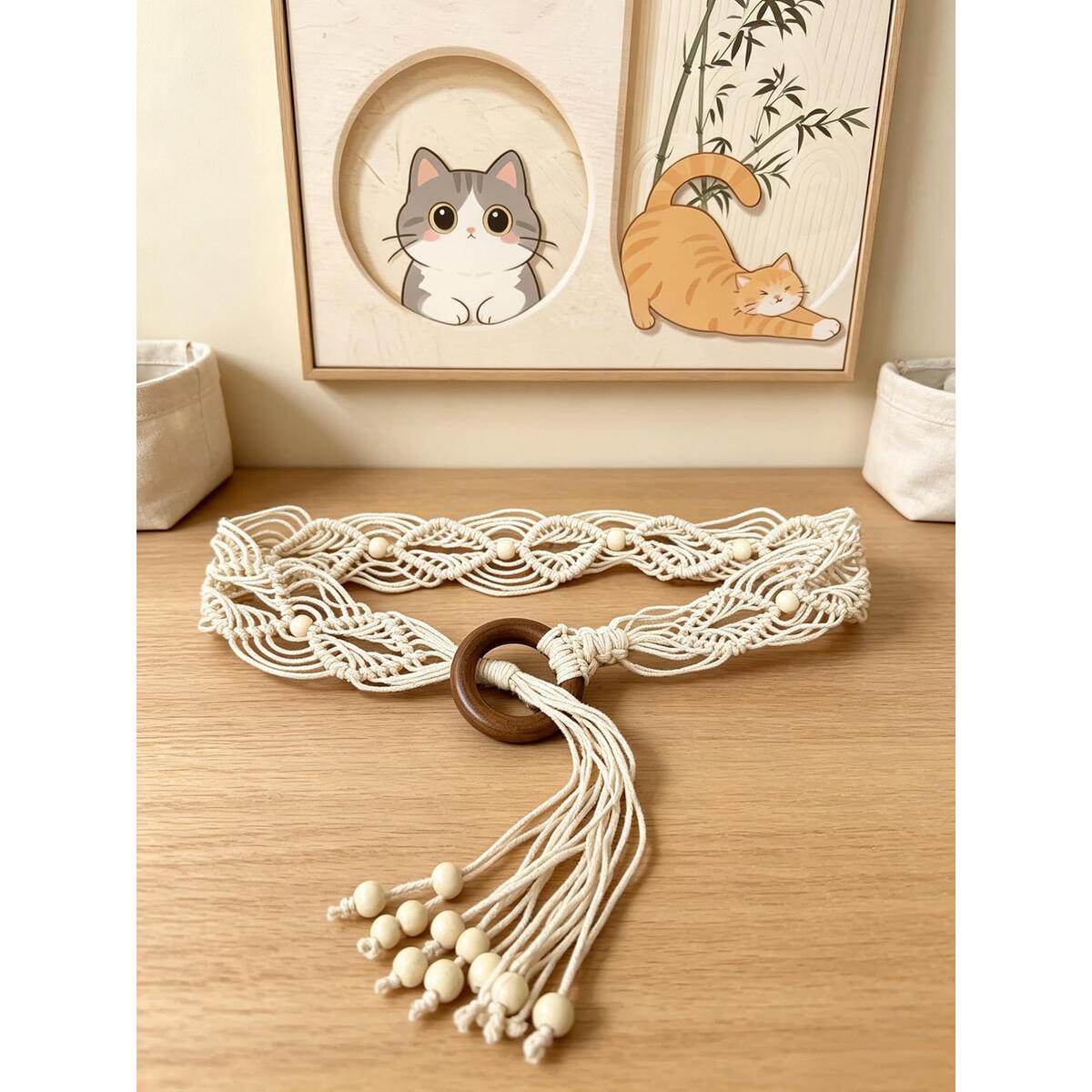Boho Macrame Waist Belt Deal - RebateKey