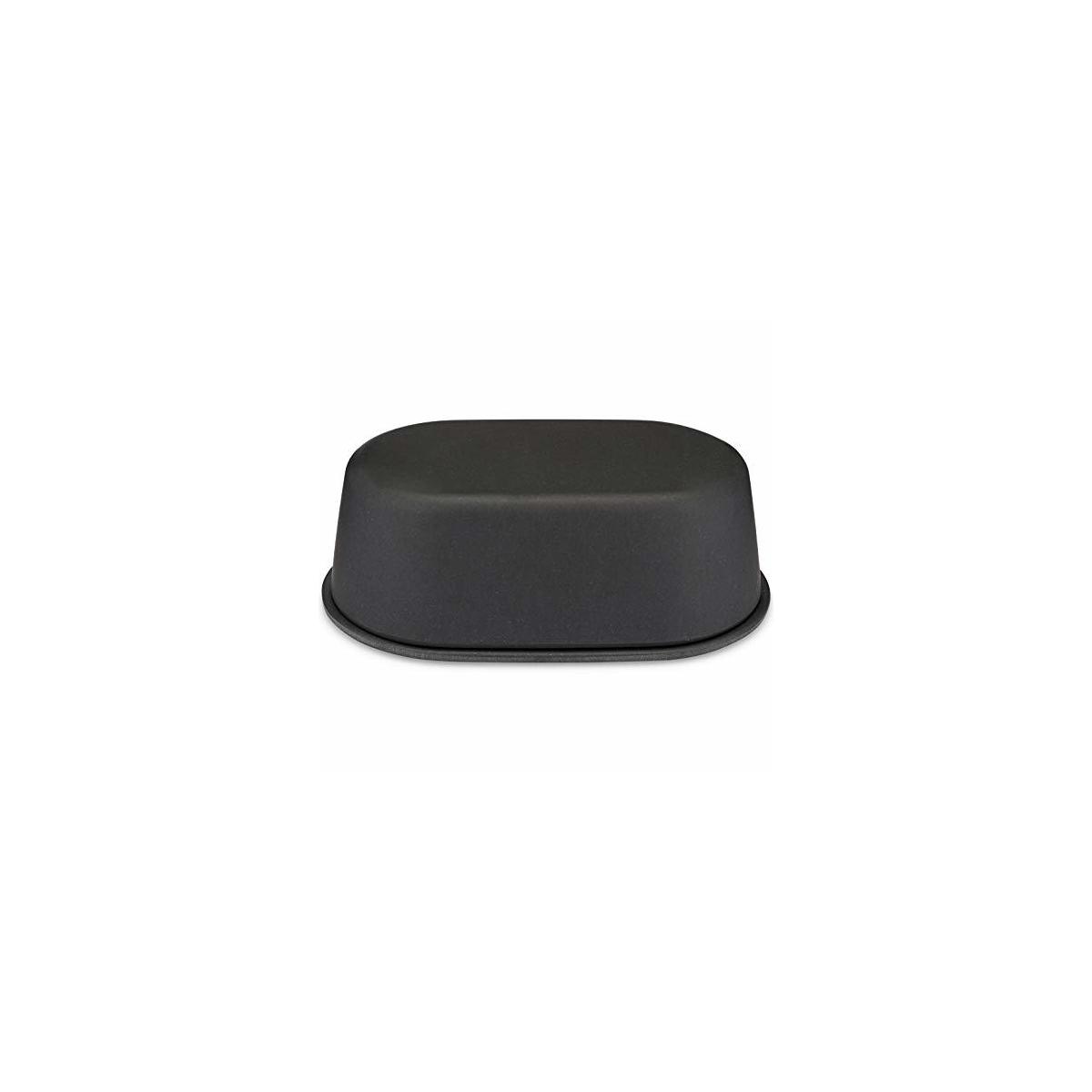 Modern Bamboo Dark Grey Butter Dish With Lid Dishwasher Safe Perfectly Sized Coupons - RebateKey