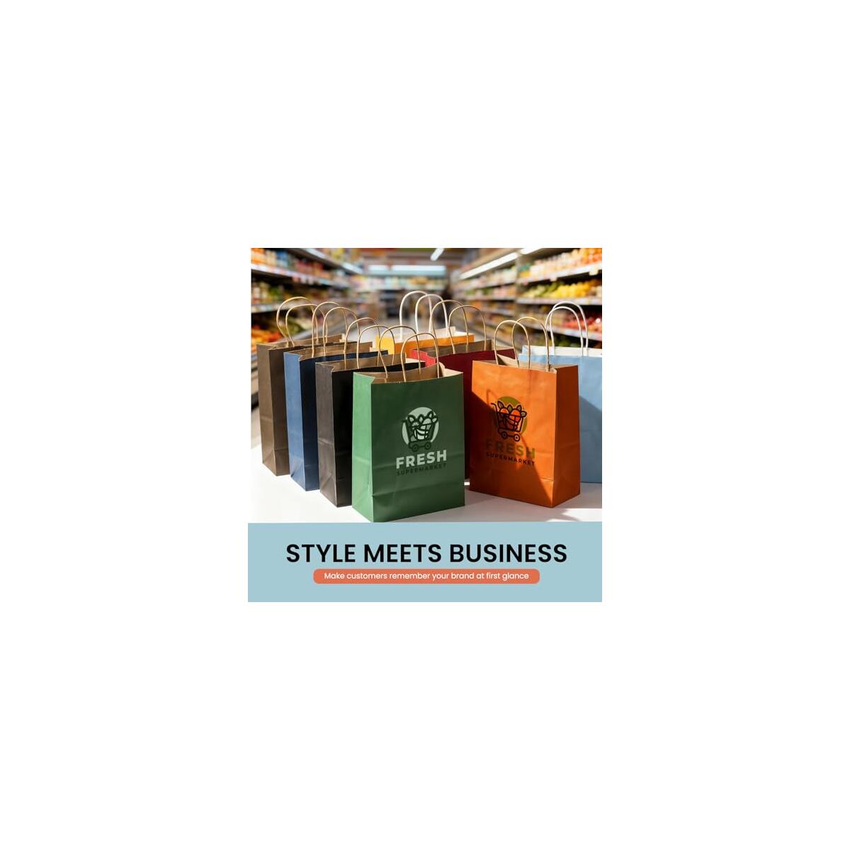 Custom Printed Kraft Paper Bags For Small Business Promo Code - RebateKey