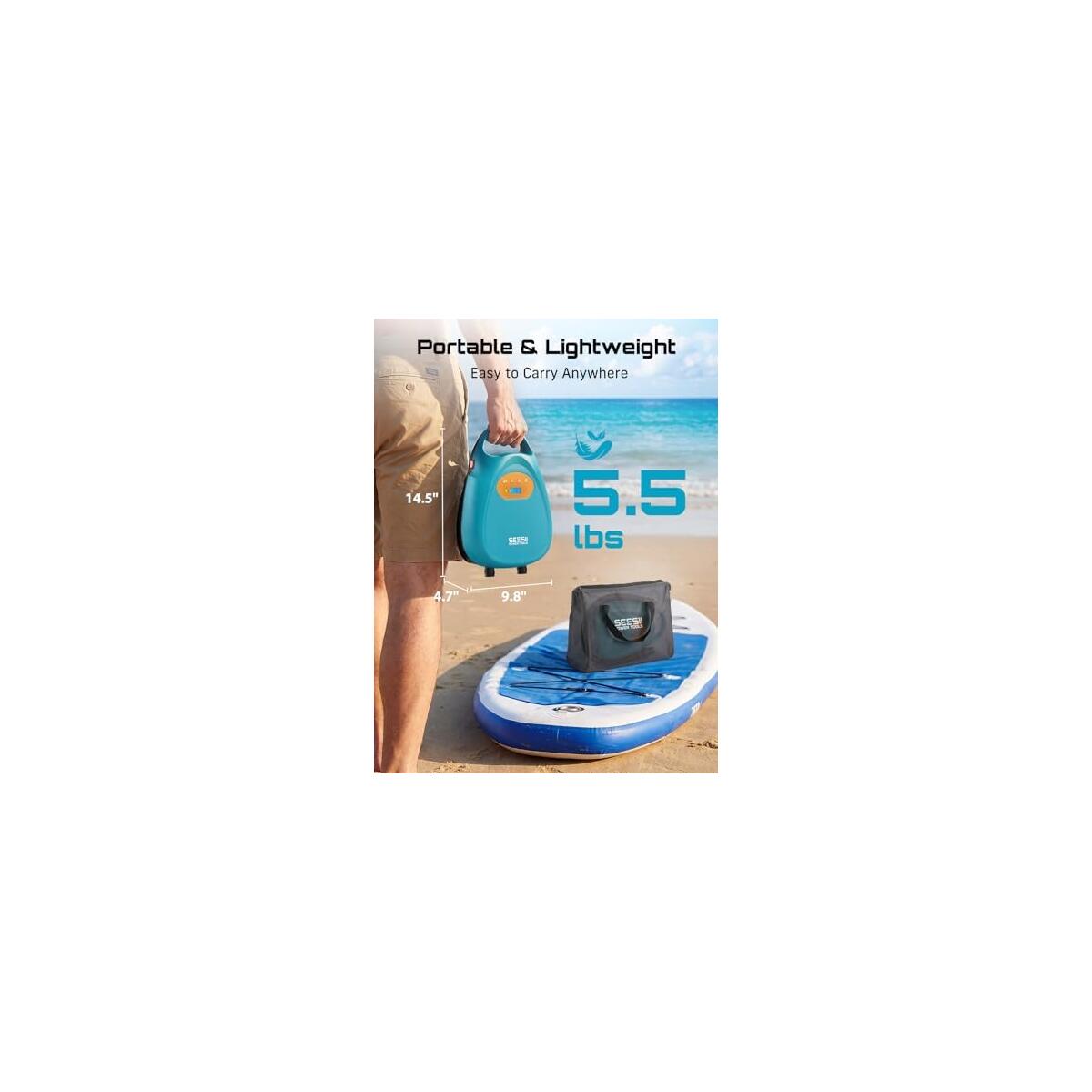 Seesii Cordless Paddle Board Pump Electric Promo Code - RebateKey