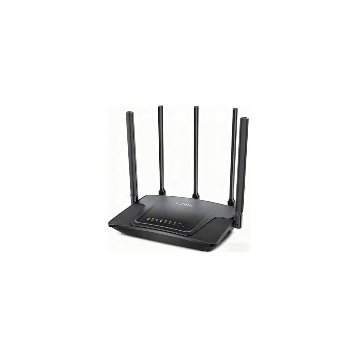 LNN 788 WiFi 6 Router AX3000 Speeds, Dual-Band Wireless Internet Router for Home, Up to 1800Mbps, 2000 Sq.Ft Coverage, 20+ Devices, 5 Antennas, WPA3, Parental Control, Easy Setup, FCC Certified