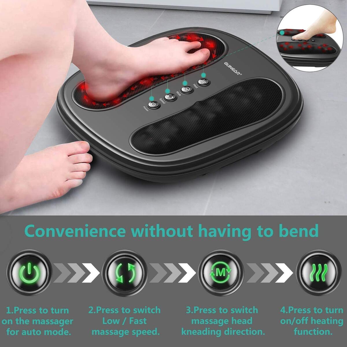 Quinear Foot Massager With Promo Codes - RebateKey