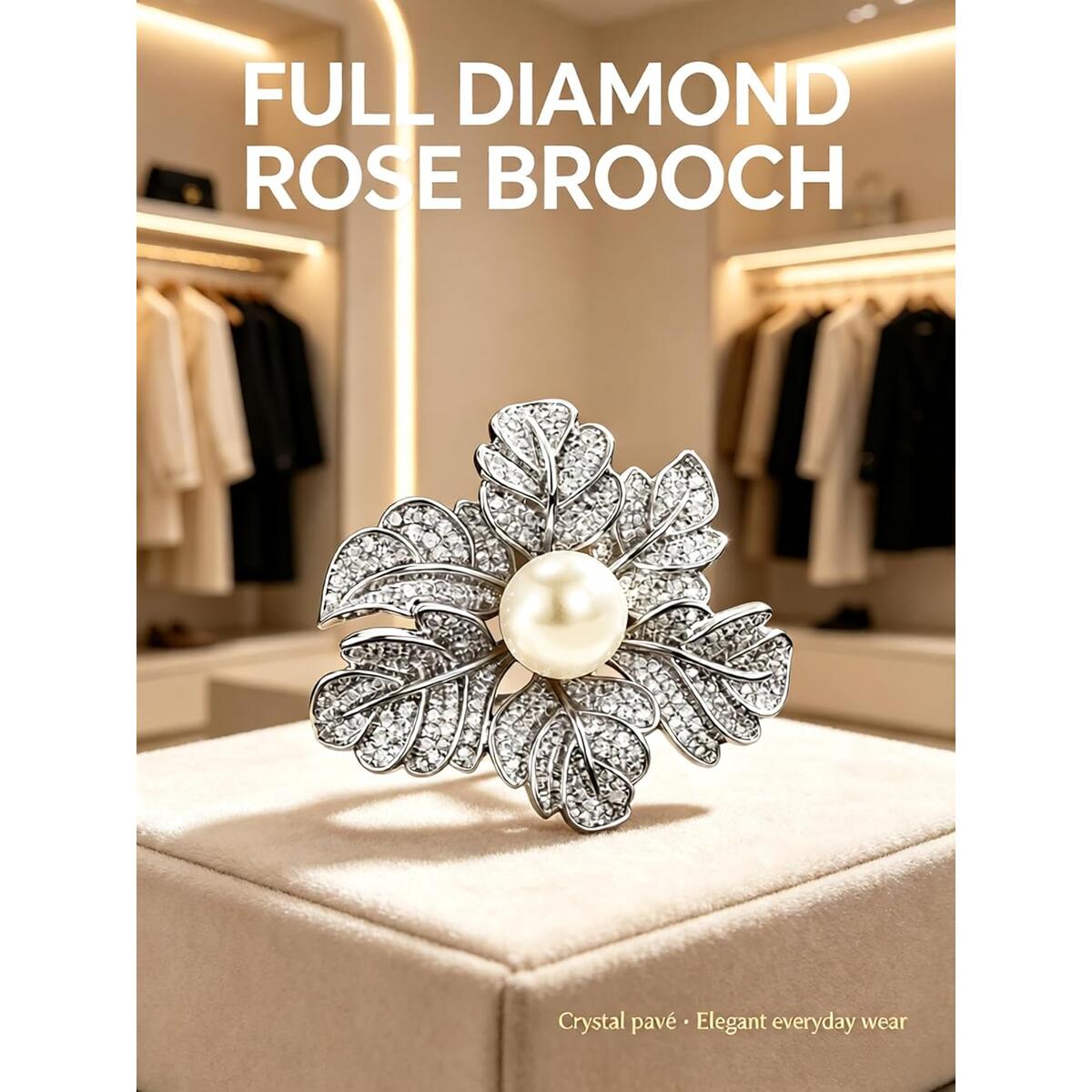 Rhinestone Flower Brooch Coupons - RebateKey