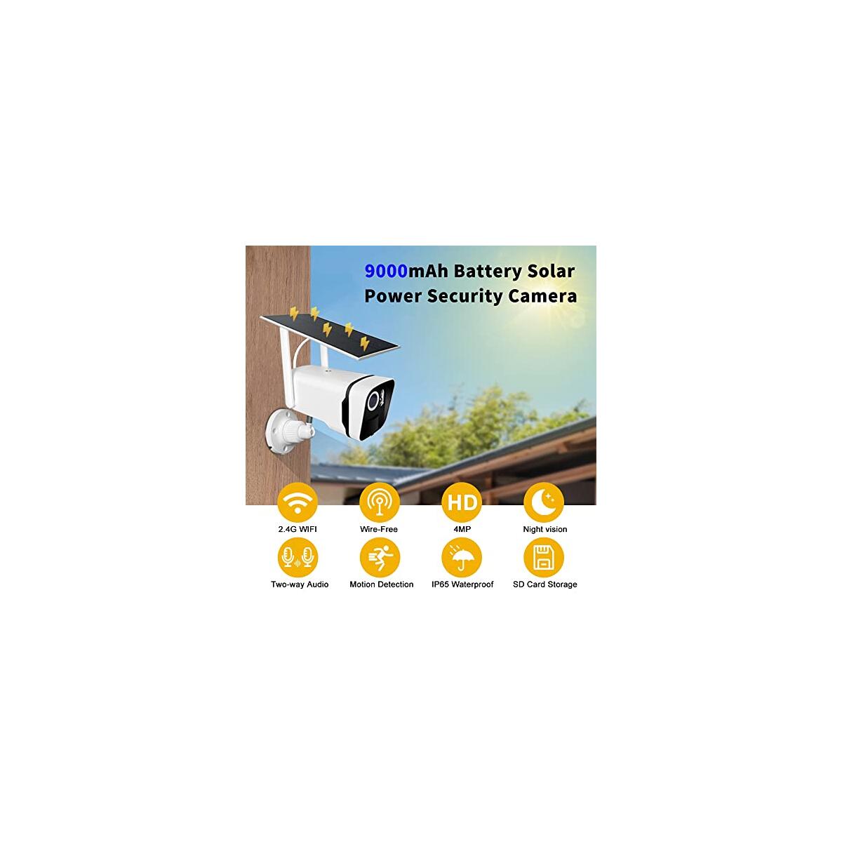 Zhxinsd Solar Security Cameras Coupons - RebateKey