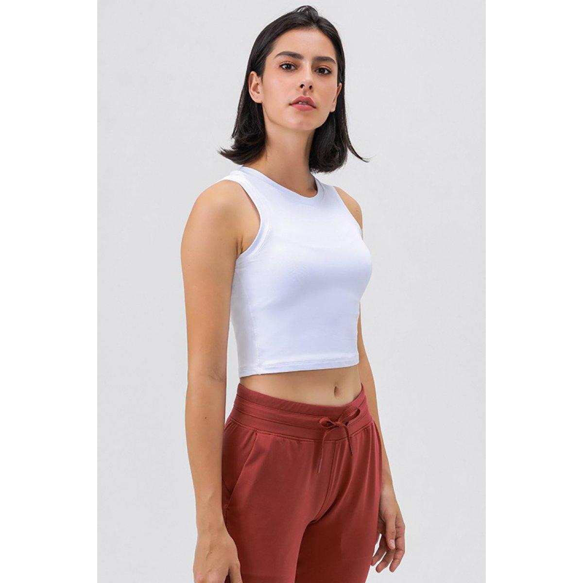 Cropped Sleeveless Active Tank Deal - RebateKey