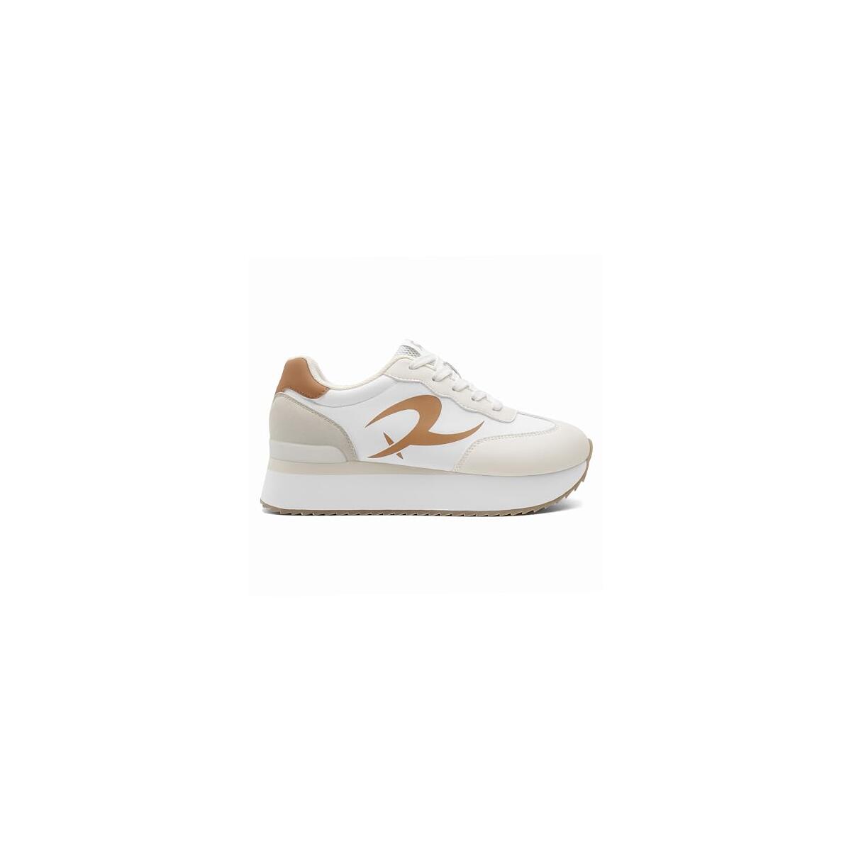 Womens Platform Sneakers Casual Lace Up Deal - RebateKey
