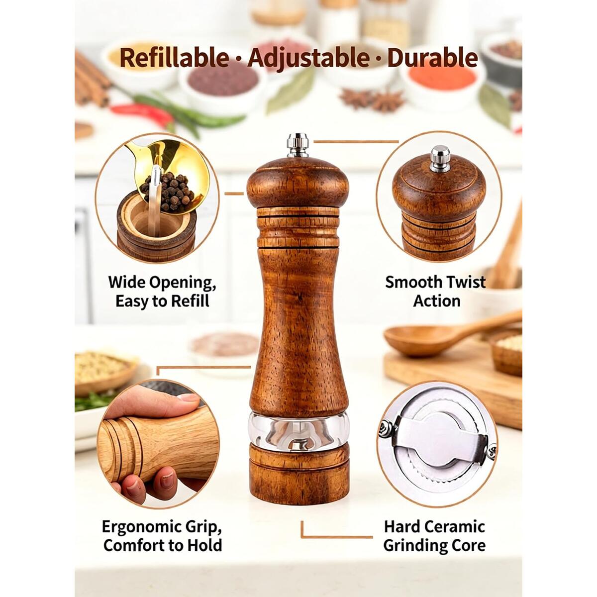 Wooden Salt And Pepper Promo Codes - RebateKey