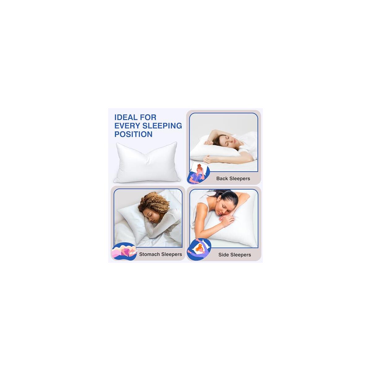 Feather Pillows Queen Size Pack Of 2 Deal - RebateKey