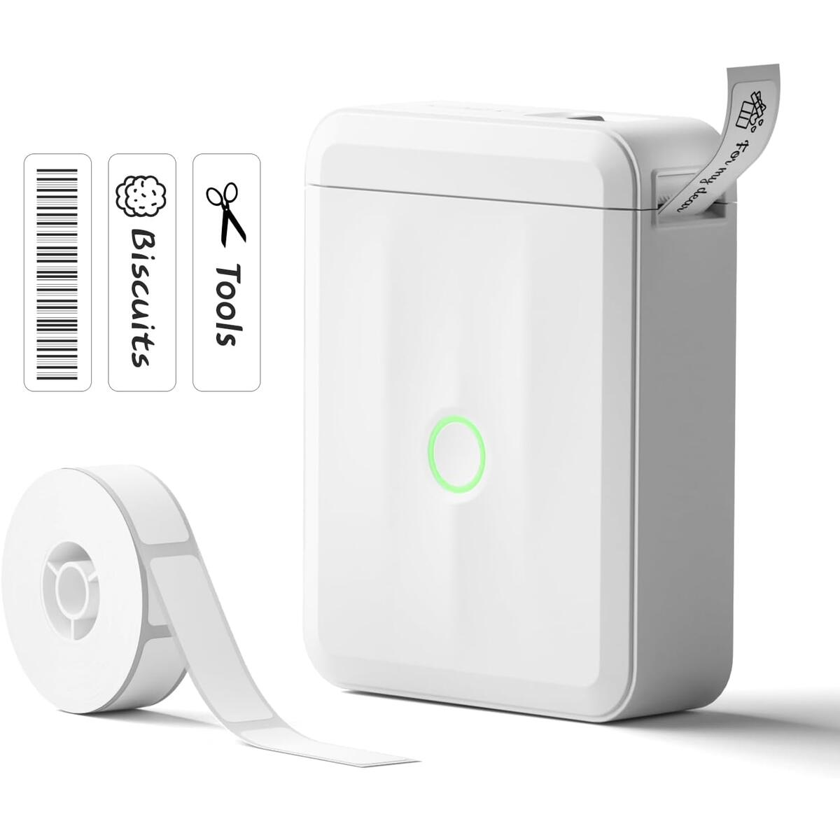 NIIMBOT D110 Upgrade Mini Label Maker, Bluetooth Thermal Printer for Daily