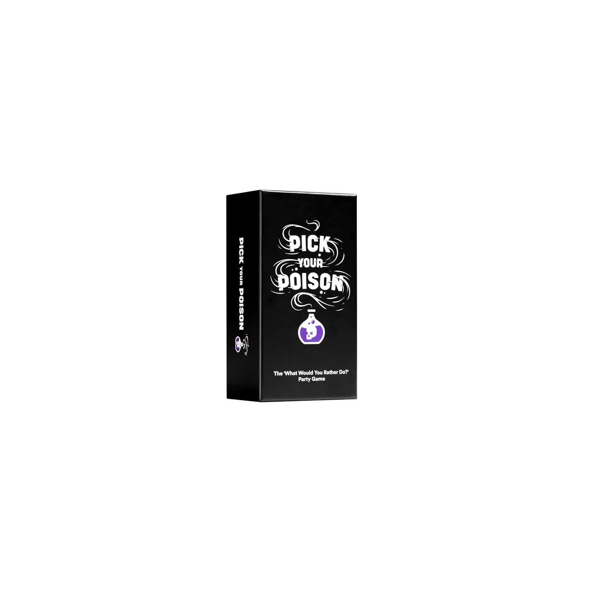 Pick Your Poison Party Game - The &ldquo;What Would You Rather Do?&rdquo; Family Card Game for White Elephant Parties, Stocking Stuffers + Board Games Night with Friends