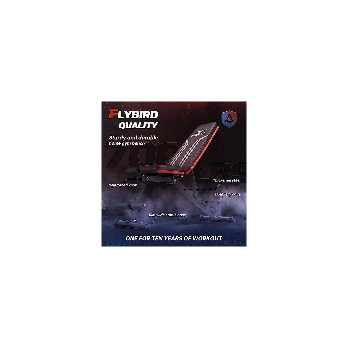 Flybird Foldable Weight Bench Coupons - RebateKey