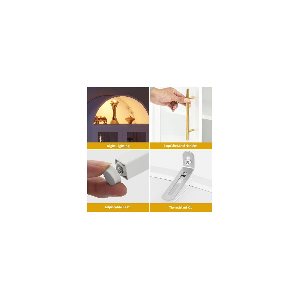 Dwvo Arched Display Cabinet Promo Code - RebateKey