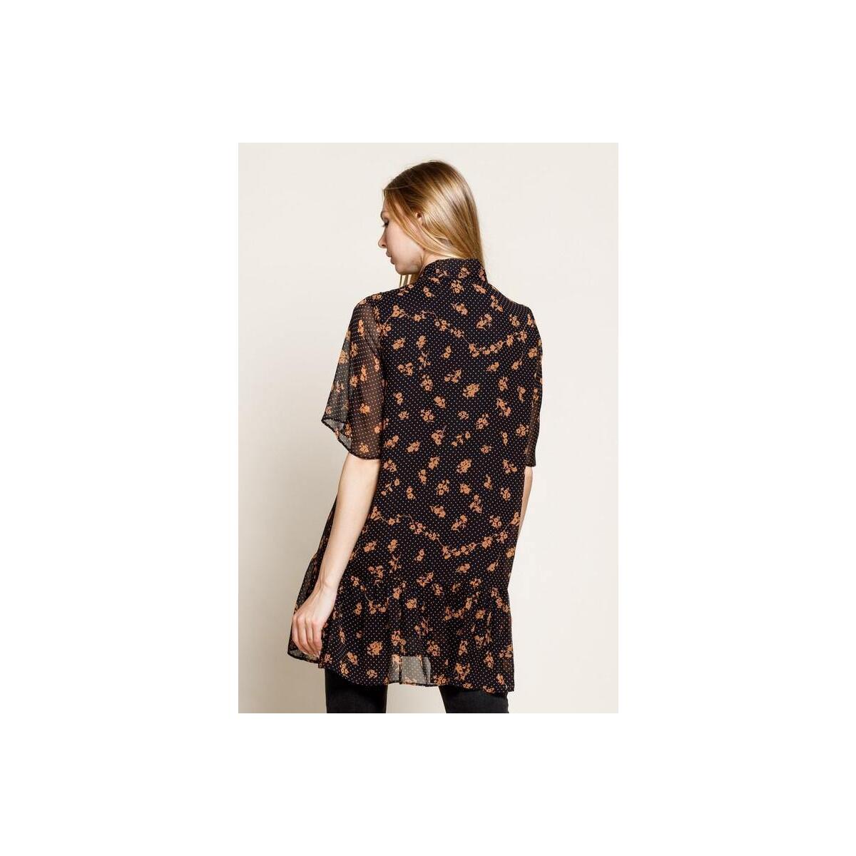 Dot Floral Tunic Blouse 1 Coupons - RebateKey