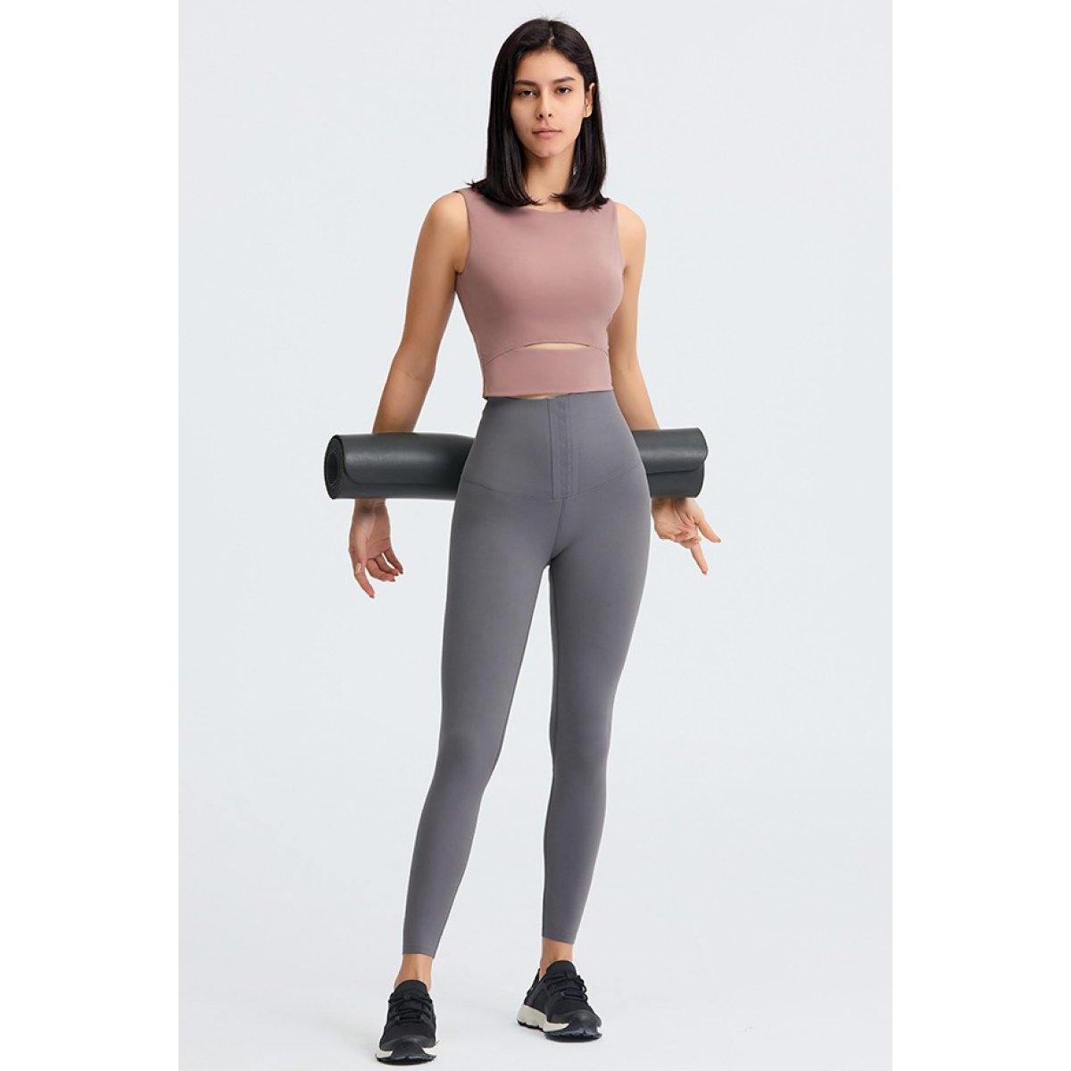 Sleeveless Keyhole Cropped Active Deals - RebateKey