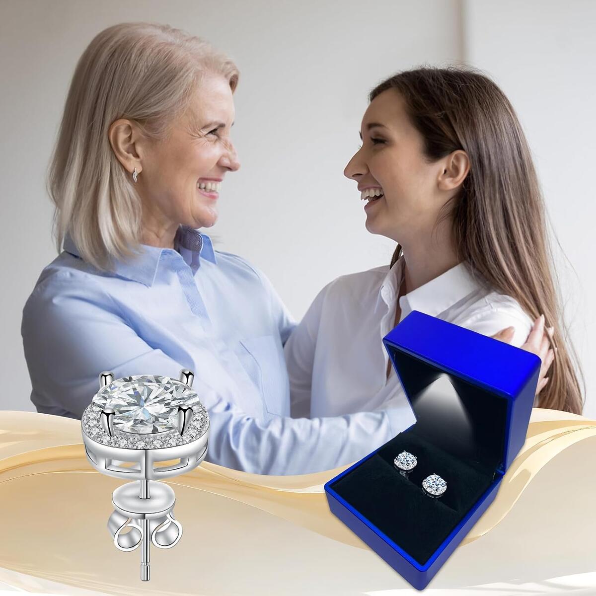 Moissanite Stud Earrings 9 Promo Code - RebateKey
