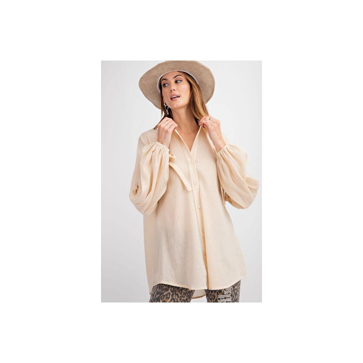 Modern Crisp Cotton Blouse Coupon - RebateKey