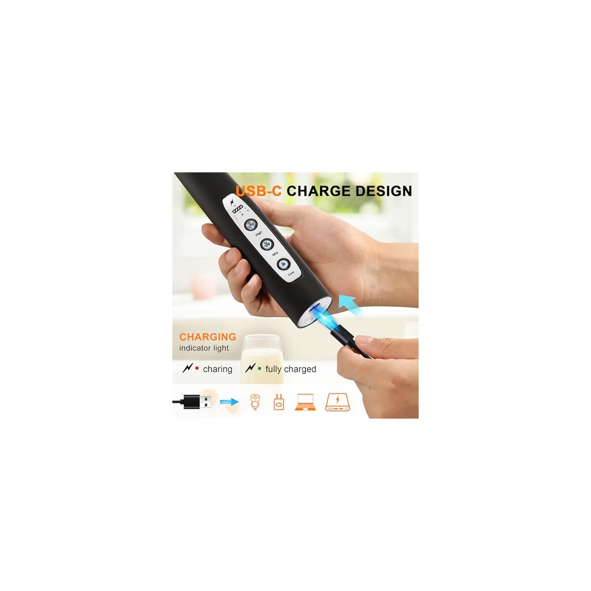 Rechargeable Milk Frother Deal - RebateKey