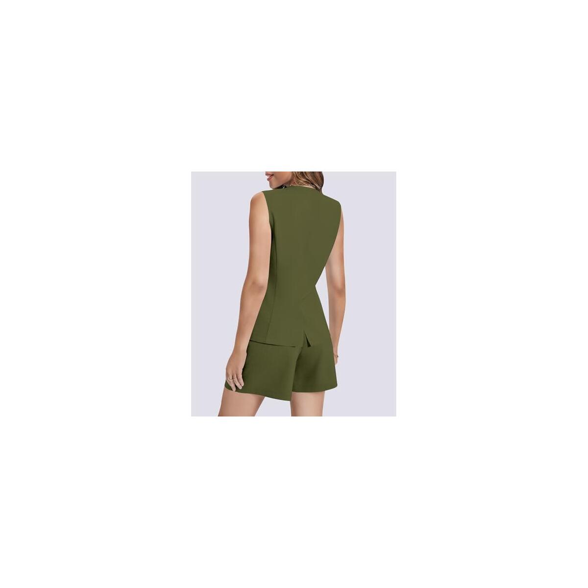 Womens Summer 2 Piece Outfits High Waisted Short Deal - RebateKey