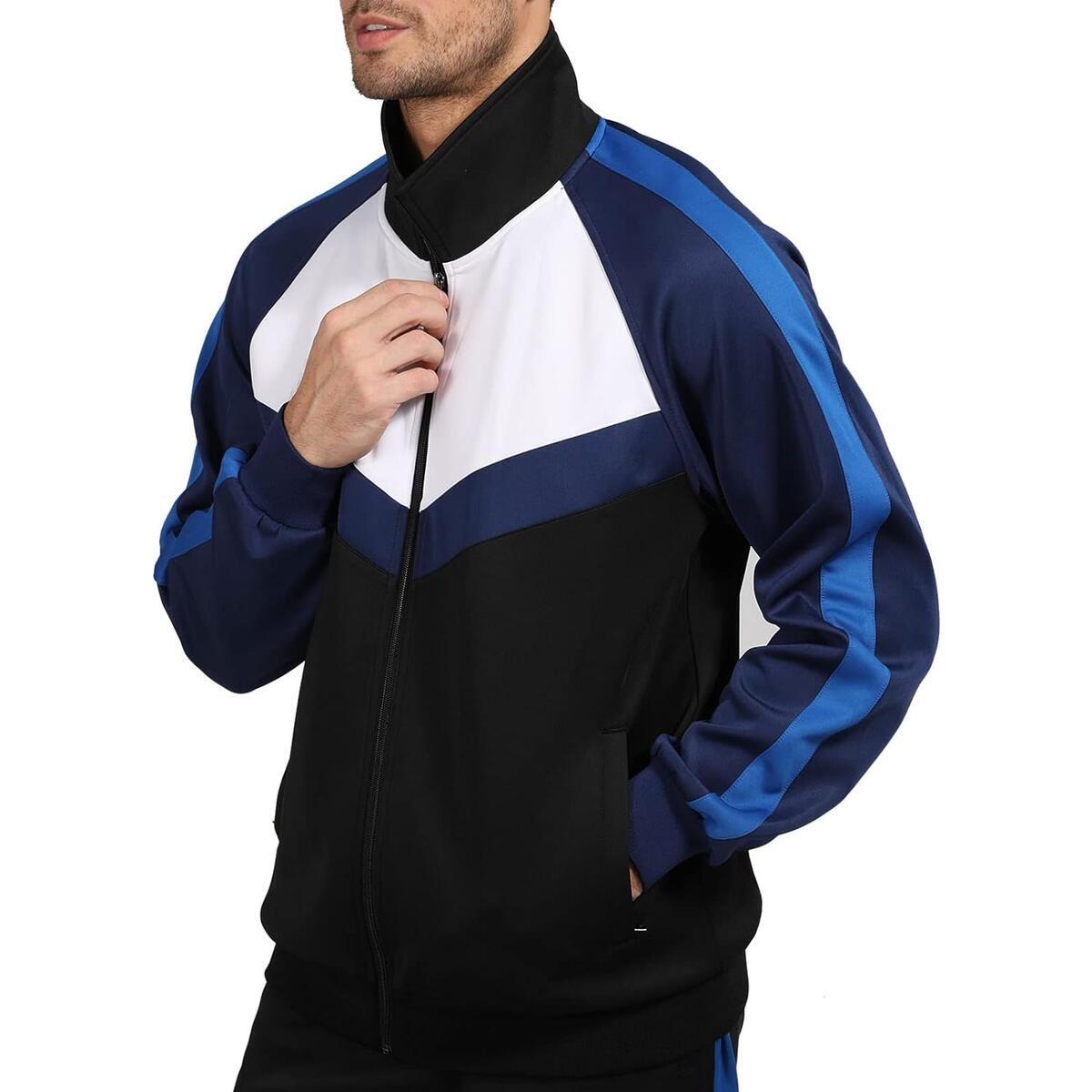Mens Tracksuits Set 2 Piece Athletic Full Zip Coupon - RebateKey
