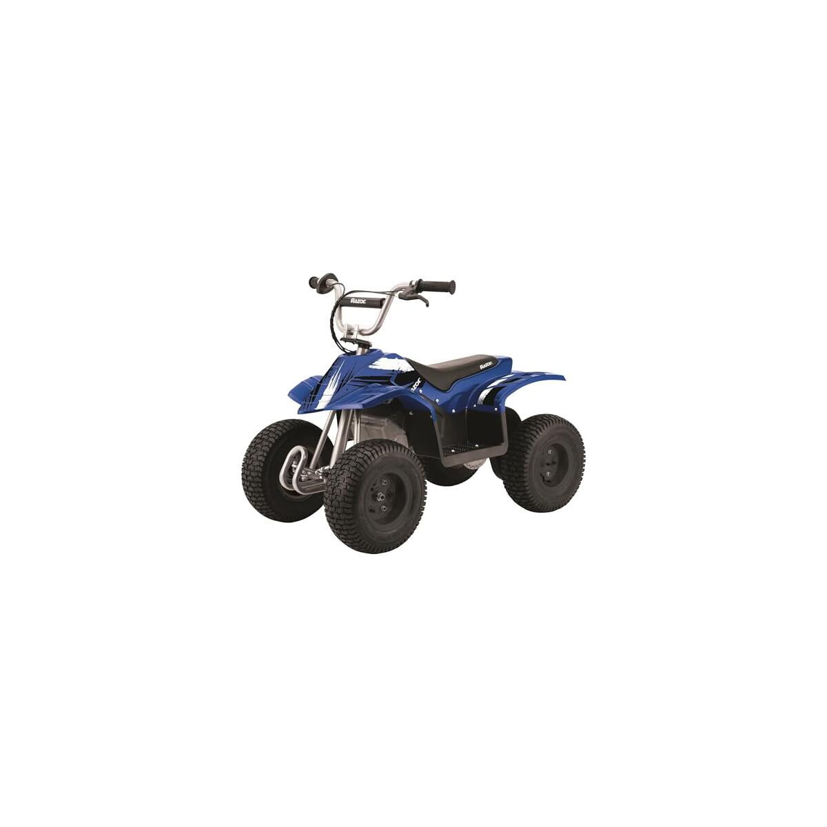 Razor Dirt Quad - 24V Electric 4-Wheeler ATV - Twist-Grip Variable-Speed Acceleration Control, Hand-Operated Disc Brake, 12" Knobby Air-Filled Tires