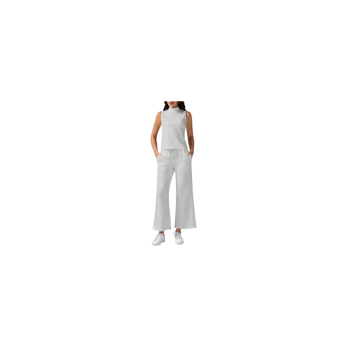 Womens Summer 2 Piece Outfits Sleeveless Promo Codes - RebateKey