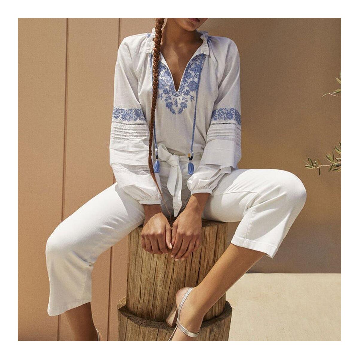 Bcbgmaxazria Embroidered Peasant Blouse Coupon - RebateKey